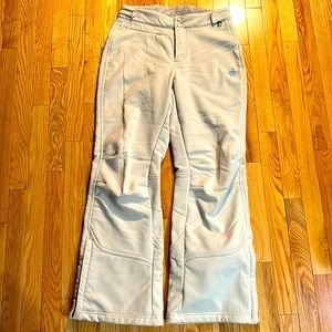 L.L. Bean off white snow pants size small